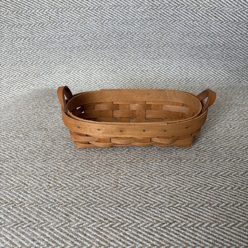 Longaberger Vintage Basket Bundle Of 3 - Picture 9 of 12